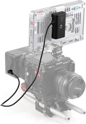 NP-F550 Dummy Battery to DC Right Angle Power Cable for Atomos Ninja V Shinobi