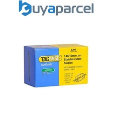 Tacwise 0477 140 Series 10mm Staples Stainless Steel - 5000 Pack - Type T50 G 0.0028 per staple