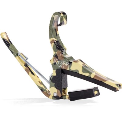 Kyser KG6Cs Schnellwechsel Gitarren Capo für 6-saitige Gitarre, Camo2