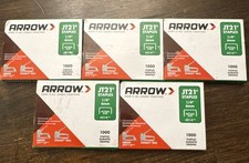 5 pack - Arrow JT21 Light Duty Craft Staples, 1/4" x 7/16", 1000ct 5000ct