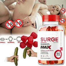 Vital Surge Male Gummies Maximum Strength Vital Surge Advanced Formula 60 Count