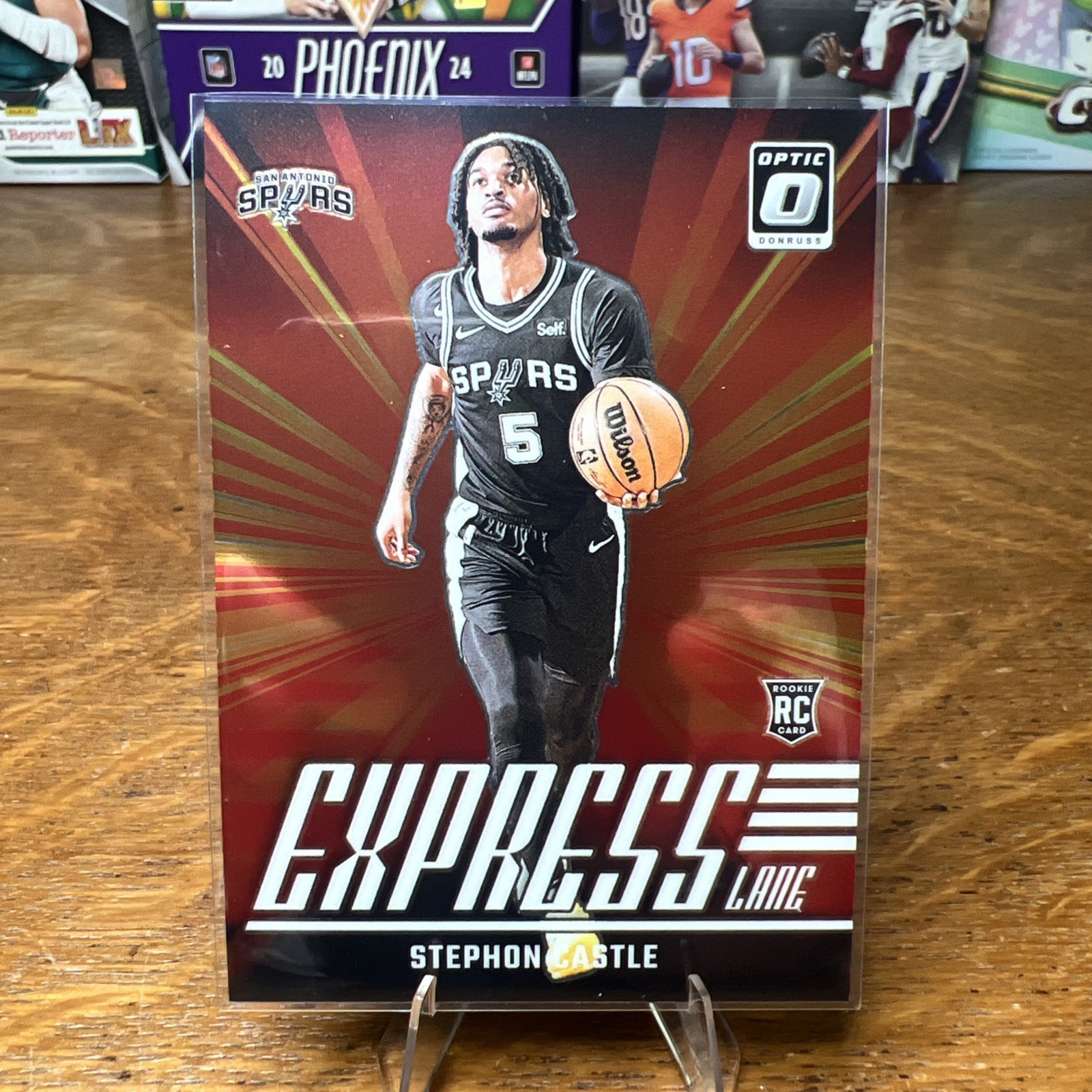 2024-25 Panini Donruss Optic - Express Lane Stephon Castle #1 Holo Prizm (RC)