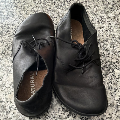 Vivobarefoot Ra Men s Black Leather Barefoot Minimalist Oxford Lace-Up EU 43
