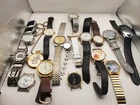 Vintage Watch Lot Untested Parts Repair Mechanical Quartz Timex Ronica Disney