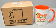 Kaffeebecher Kaffeetasse Tasse mit Spruch Kaf...
