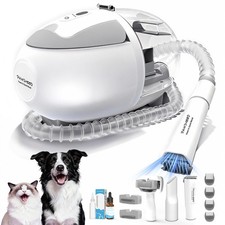 Dog Grooming Vacuum with 2L Dust Cup  13000Pa Suction, 5-in-1 Low Noise Pet ...