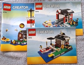 LEGO Creator Lighthouse Island 5770 Used Complete All Pieces, Box, Instructions