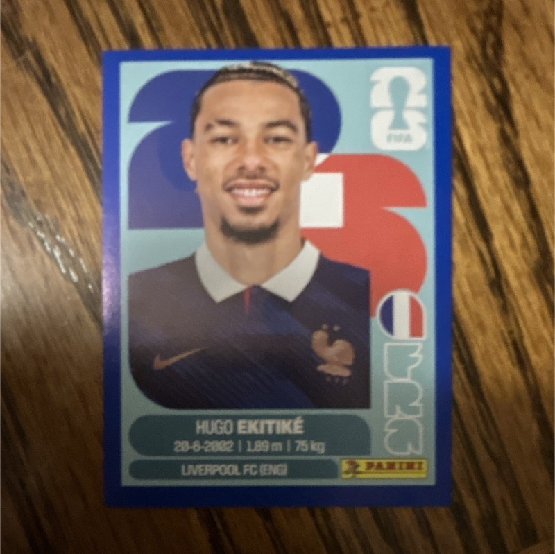 Panini FIFA World Cup 2026 FRA 19 Hugo Ekitike France Liverpool FC Sticker