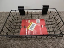 Husky Slat Wall & Track Basket Steel Black 15" 1003 011 878 - Bent Edge