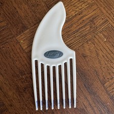 Vintage Goody Hair Pick Lift Comb Curved Handle Retro 90 s USA Blue Tips