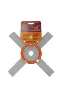 Planter Trivet Decksaver 1'' H X 12'' W X 12'' D Plastic Clear Clear