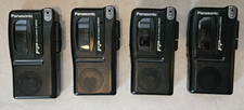 Lot of 4 - Panasonic RN-202 MicroCassette Recorder  2Speed Tested and Working