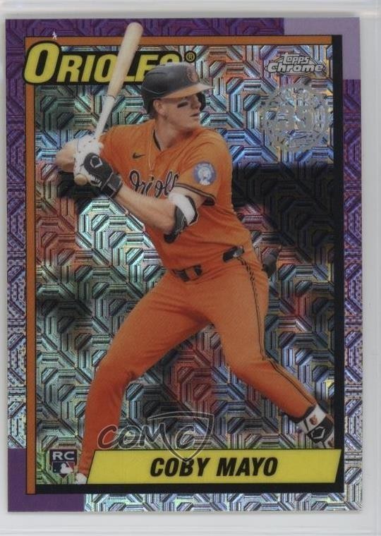 2025 Topps Update 1990 Topps Chrome Silver Pack Coby Mayo #U90C-51 1o0