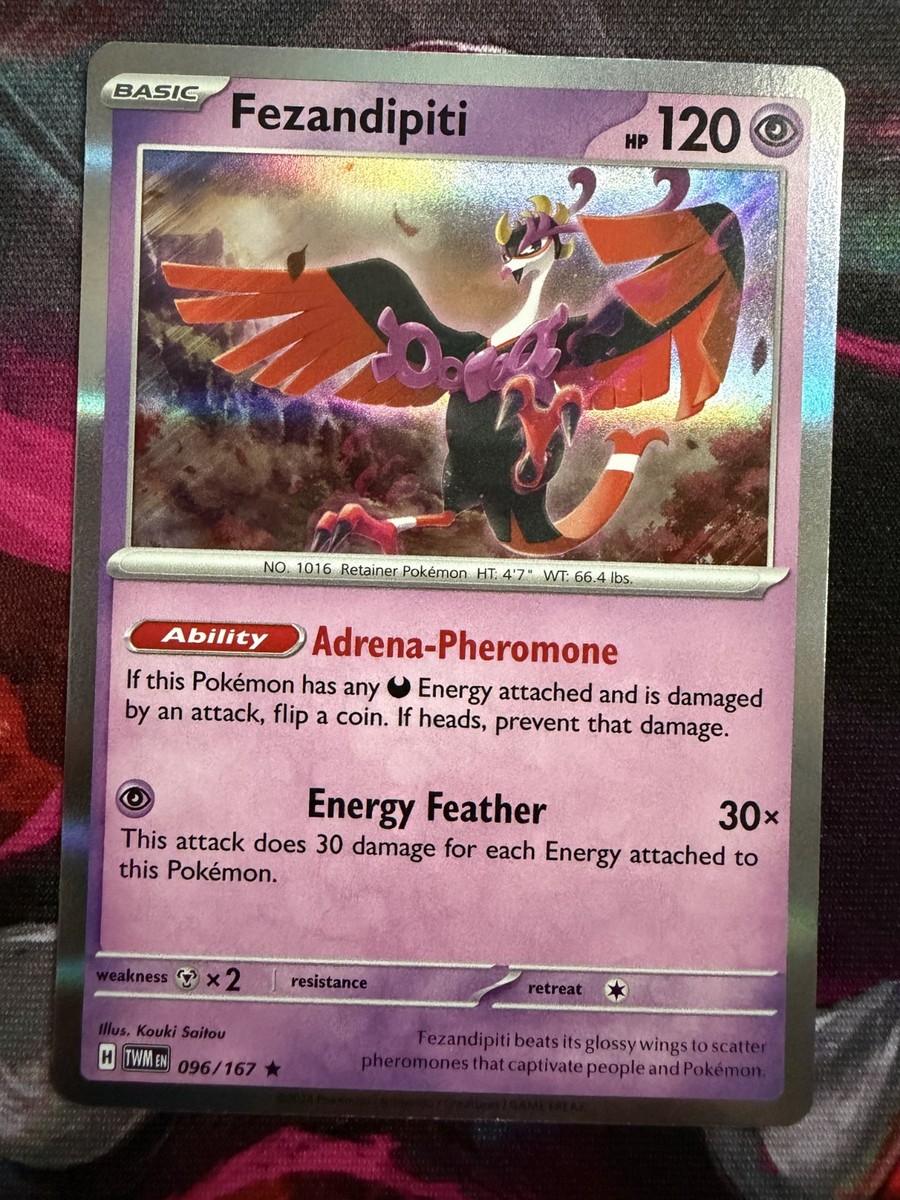 Pokmon TCG Pokmon Fezandipiti Fezandipiti Rare Holo | eBay