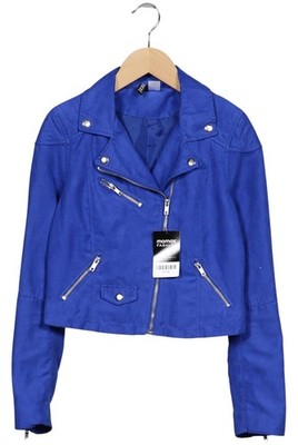 H&M Jacke Damen Anorak Jacket Kurzmantel Gr. EU 34 Blau #t5tcvgp