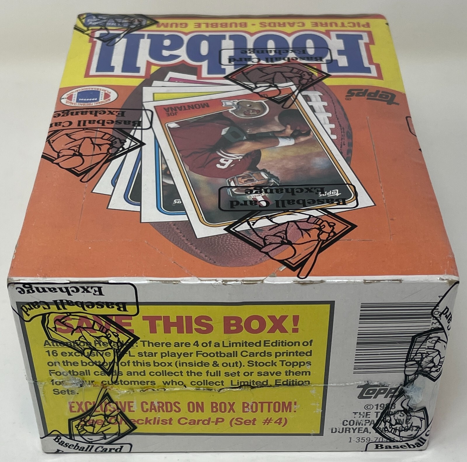 1988 TOPPS NFL Football Card BOX 36 Unopened Wax PACKS Sealed BBCE Wrapped eBay