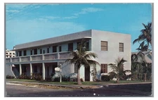 Vacationer Apartments LAKE WORTH FL Florida Vintage Postcard