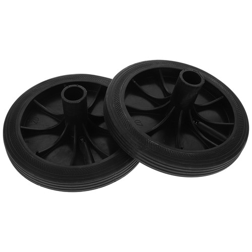 2 Pcs Trash Can Wheel Lid Wheels for Garbage Cans Bin Replacement - Picture 7 of 12