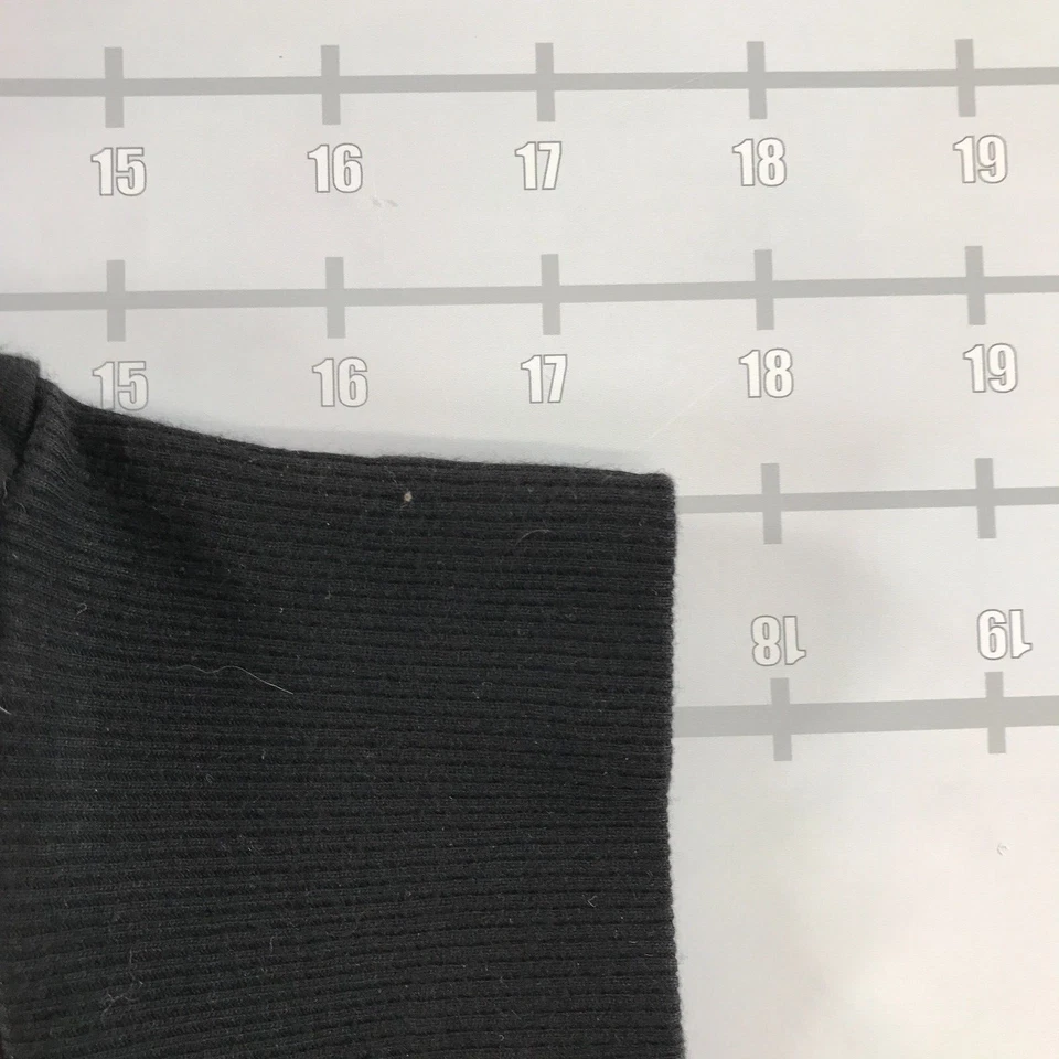 Pantalones Aiko para mujer pequeños negros recortados cintura elástica cordón Foto 4 de 4