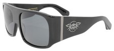 BRAND NEW Black Flys Sunglasses FLY AMBASSADOR SHINY BLACK POLARIZED SMOKE LENS