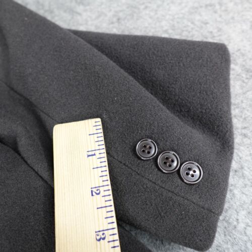 VTG Giorgio Armani Jacket Mens 41 Wool Cashmere Coat Double Breasted Peak Lapel - Picture 15 of 23