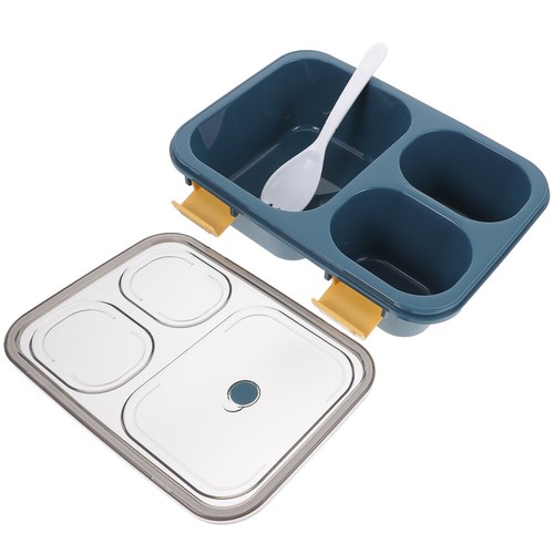 4 Count Gewürzbehälter Mit Deckel Lunchbox Trennwand Lunch-Box Bento-Box - Bild 12 von 12