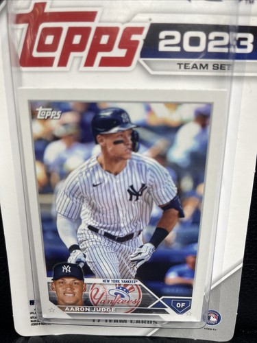 New York Yankees 2023 Topps Sellado de Fábrica 17 Cartas Equipo Set Aaron Judge y Más... - Imagen 3 de 3
