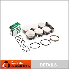 Pistons and Rings fit 02-10 Dodge Jeep Mitsubishi 3.7 SOHC