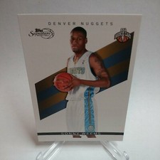 Sonny Weems Nuggets 2009 Topps Signature #TS-SW 1068/2325
