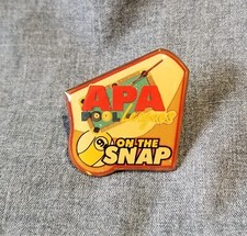 LMH Pinback Pin 9 ON THE SNAP Break APA American Poolplayers Pool Leagues Award