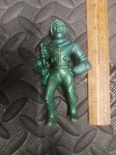 Vtg Ajax Archer Spaceman Toy Hard Plastic Slot Hands Action Figure Toy 1950s