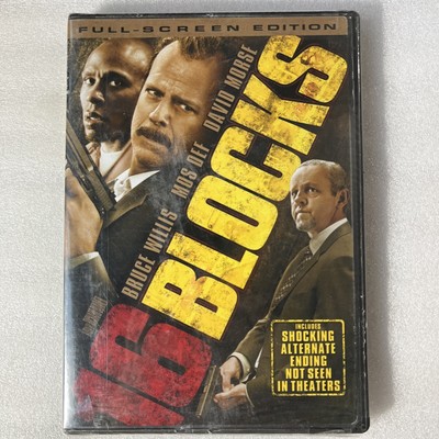 16 Blocks (DVD, 2006, Fullscreen)  NEW SEALED w Fraying