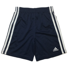 Adidas Boys Mesh Athletic Shorts Navy Blue 4T