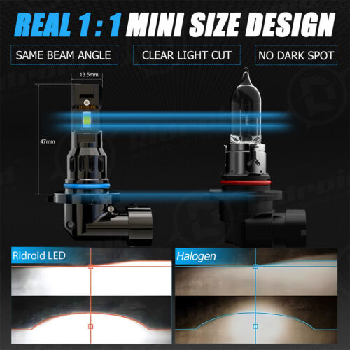Kit de bombillas de faros súper brillantes LED CANBUS 120W 9005 24000LM haz alto haz bajo - Imagen 2 de 13