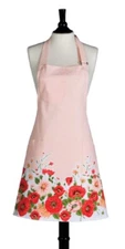 Jessie Steele girlie apron chef pink poppy field  301-JS-70P
