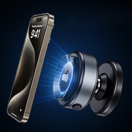 Soporte magnético para teléfono de automóvil con ventosa eléctrica de rotación 360° - Imagen 4 de 16