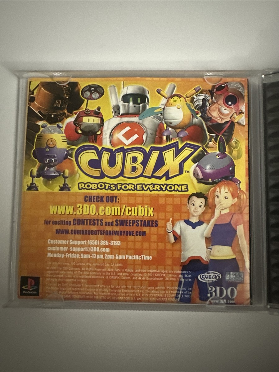 Cubix Robots Pour Everyone Course'N Robots - Sony PS1 - PAL - Complet Et Testé