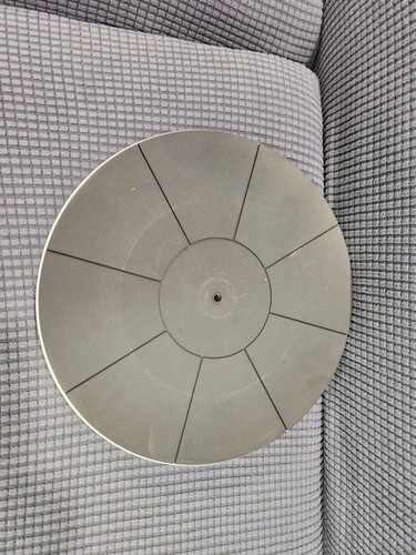 Yamaha P 550 Turntable Platter & Platter Mat Also Fits P-350 P450 11-1/2 in. - Picture 2 of 5