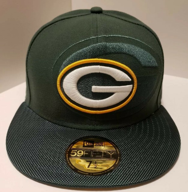 NFL Green Bay Packers G New Era 59Fifty Fitted Hat Lid New Sizes [7] 1/