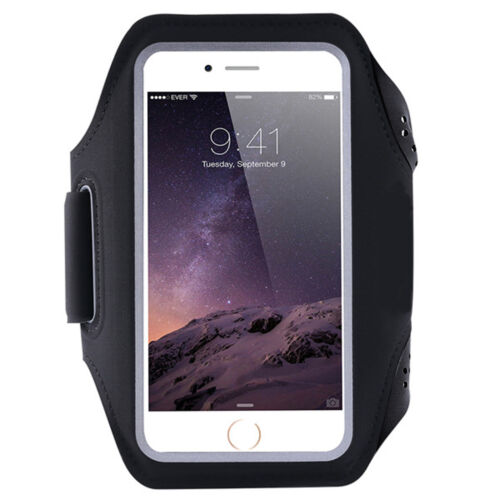 Universal Sports Running Armband Arm Band Mobile Phone Holder Strap 5-6.5 Inch - Photo 1/3