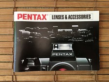 PENTAX LENSES  ACCESSORIES BOOKLET BROCHURE
