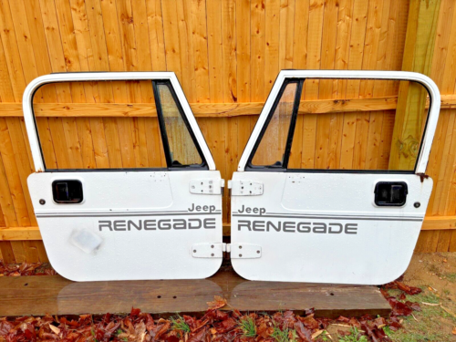 FULL HARD DOORS 87-95 Jeep Wrangler YJ 76-86 CJ7 WHite CLean