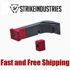 Strike Industries Aluminum Extended Mag Release for Gen 3 Glock 17,19,22,26 Red