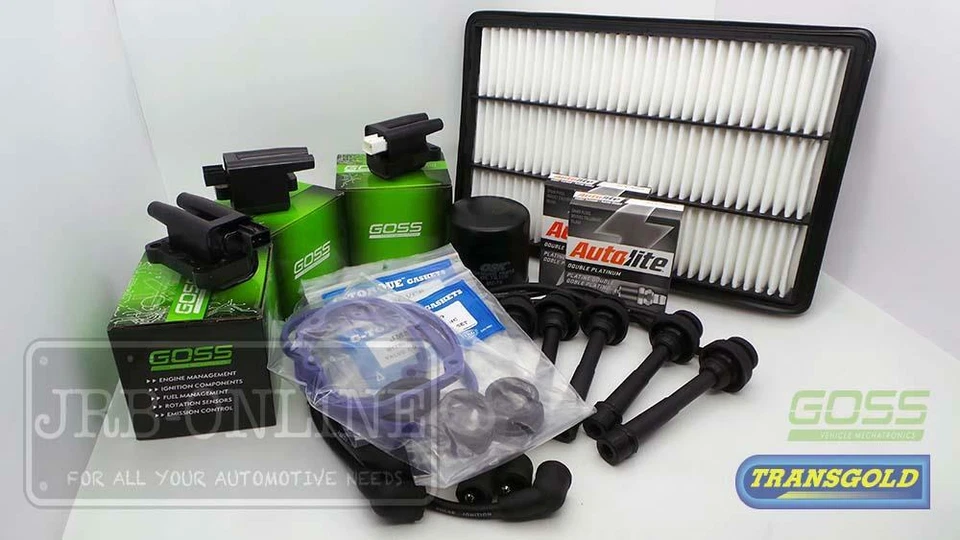 Mitsubishi PAJERO NM-NP 6G74 3.5L V6 FILTERS PLUGS ROCKER COVER COILS LEADS KIT - image 3 of 4