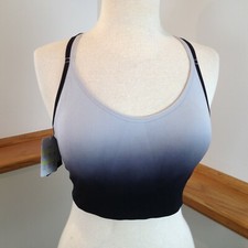 NWT CHAMPION C9 Graphic Two Tone Double Strap Padded Sports Bra Women's Size XXL