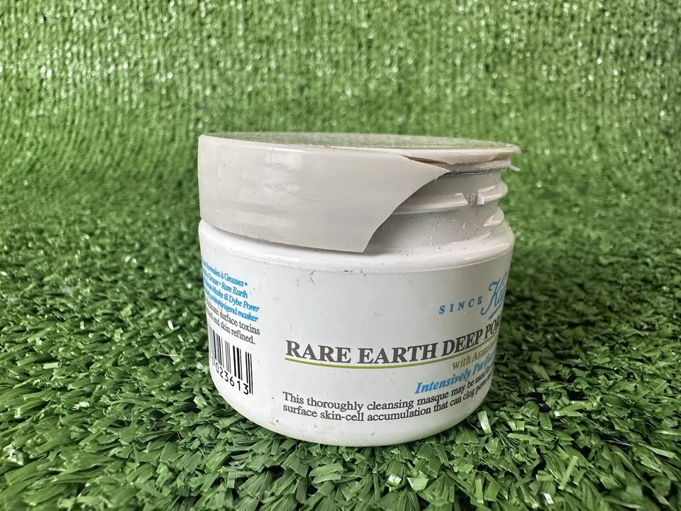 Mascarilla limpiadora profunda de poros de tierras raras Kiehl's - 0,95 fl oz tapa dañada Foto 4 de 4