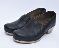 Dansko 9307101400 Womens Mavis Leather Rounded Toe Black Loafers Shoes Sz 38