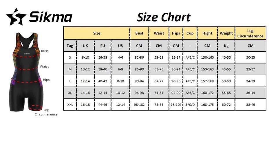 Sikma Women’s Sublimated One Piece Boyleg Swimsuit Quick Dry Racerback - Image 3 of 4