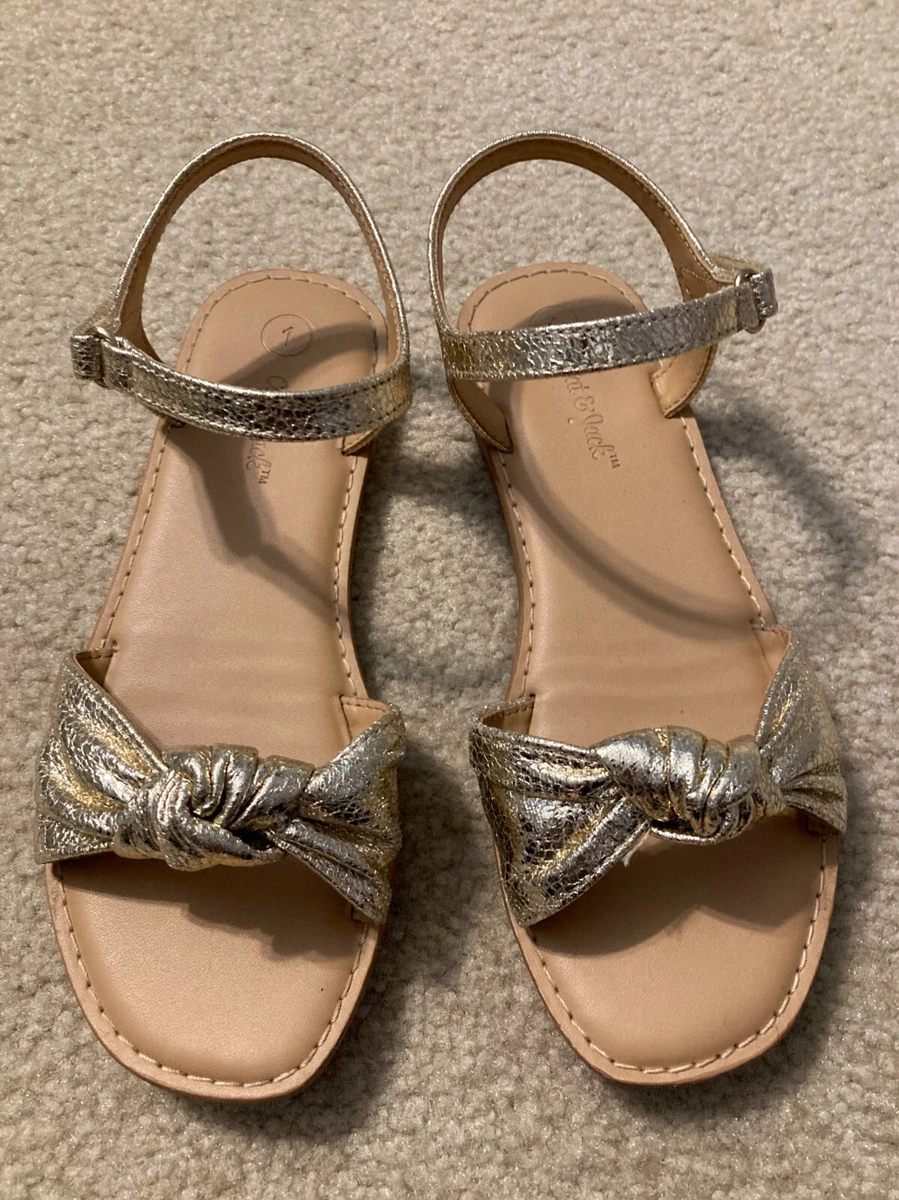 Little girls gold clearance sandals