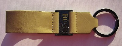 Hugo Boss Leder Schlüsselanhänger Keychain NEU (A57v)